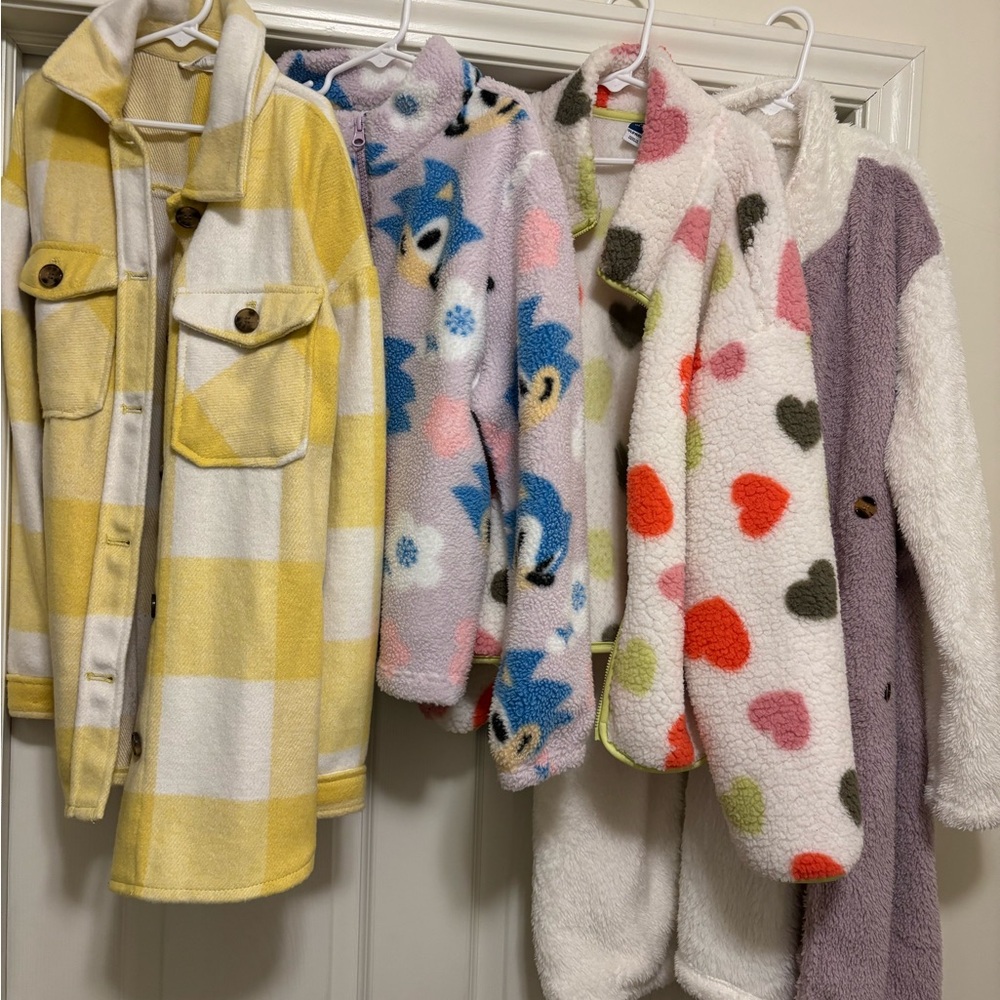 Yellow Plaid Kids Jacket